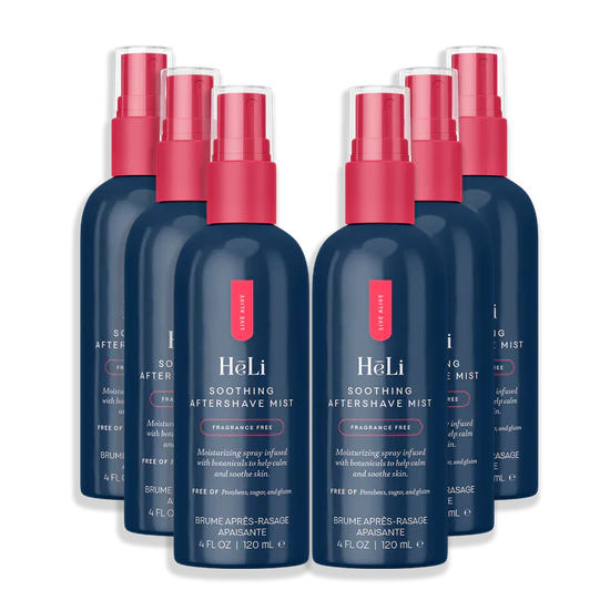 HēLi - Soothing Aftershave Mist 6 Pack