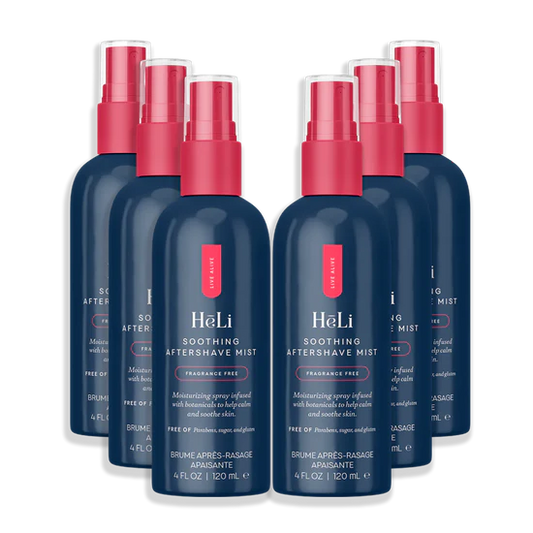 HēLi - Soothing Aftershave Mist 6 Pack