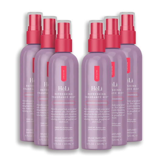 HēLi - Refreshing Fragrance Mist - Lavender & Chamomile 6 Pack