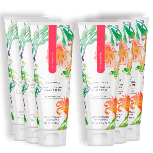 Conditioning Shave Cream - Secret Garden 6 Pack