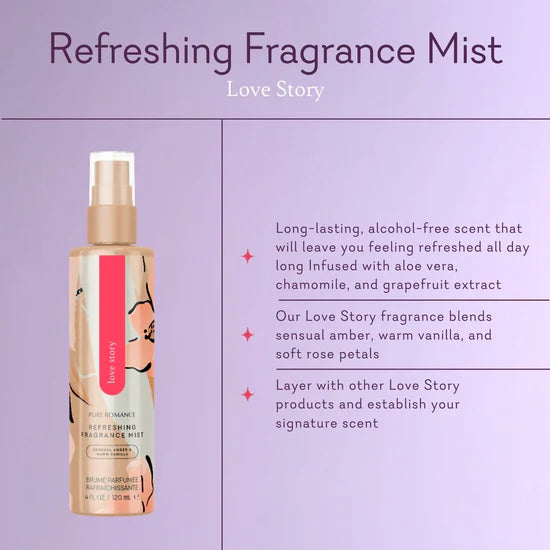 Refreshing Fragrance Mist - Love Story 6 Pack