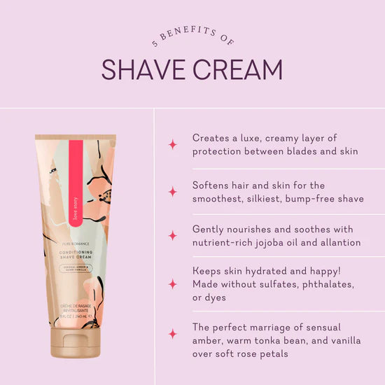 Conditioning Shave Cream - Love Story 6 Pack