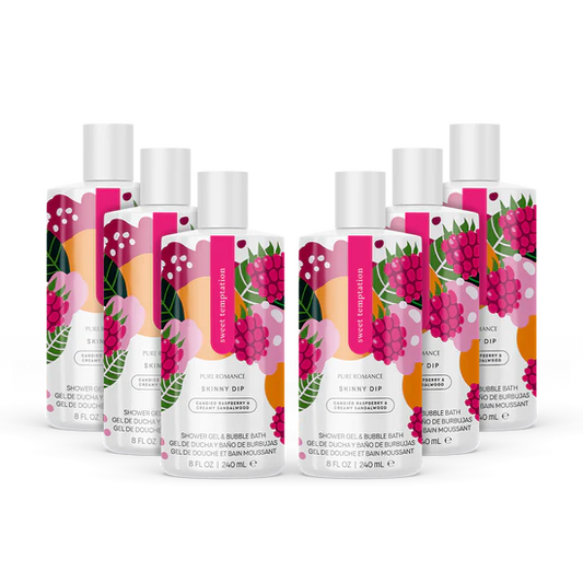 Shower Gel & Bubble Bath - Sweet Temptation 6 Pack